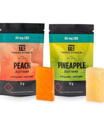 Twisted Extracts CBD Gummies Jelly Bombs (80mg)